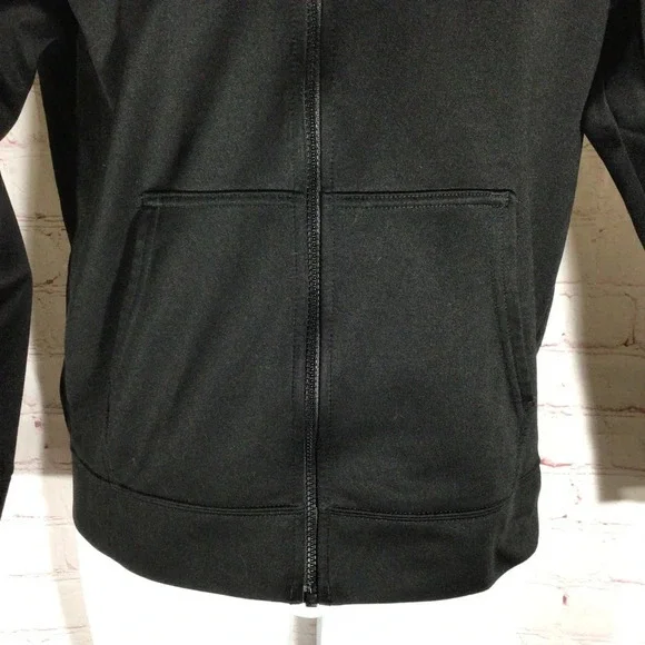 The North Face Black and Red Full Zip Hoodie - Size Large (14-16) - Picture 3 of 8
